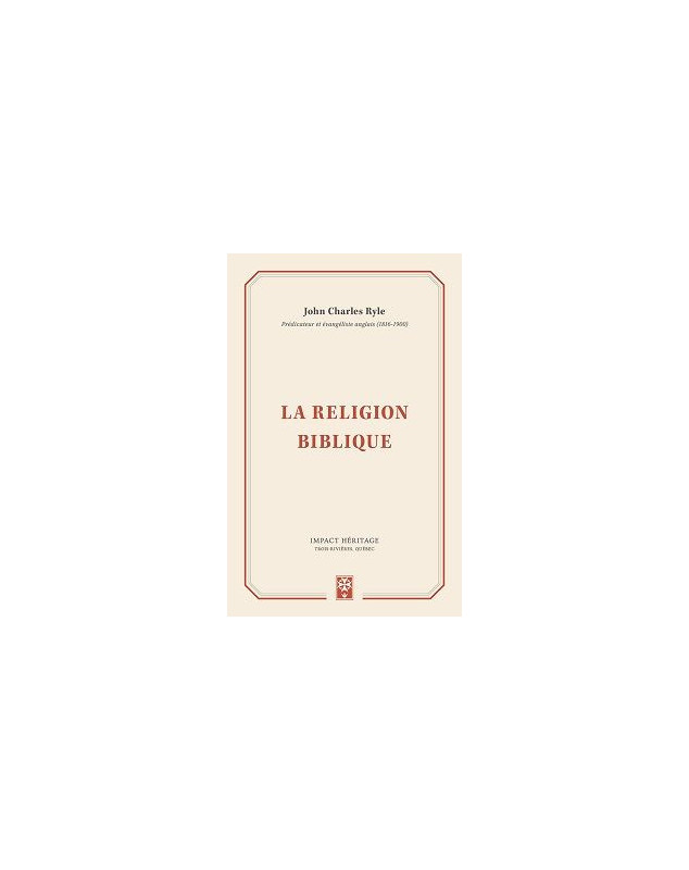 La religion biblique