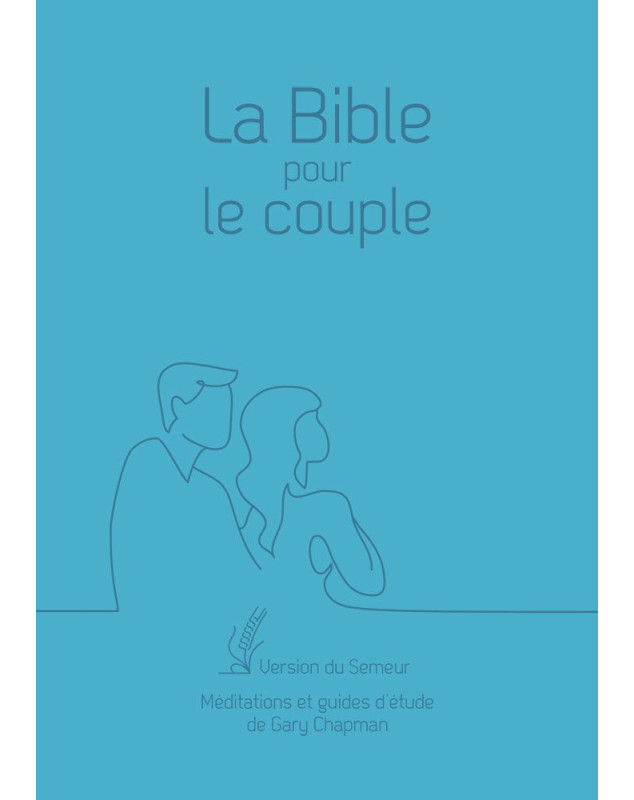 La Bible pour le couple, rigide quadri bleu