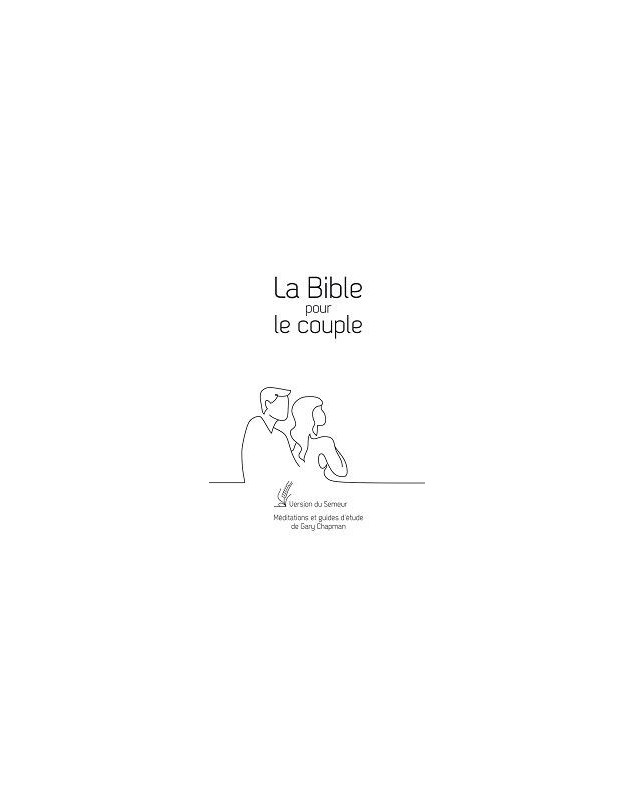 La Bible pour le couple, rigide quadri bleu