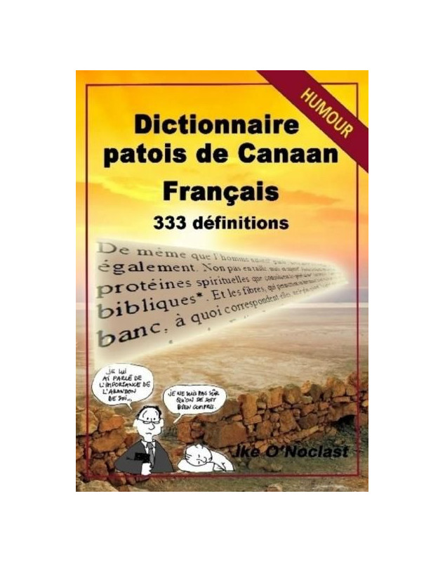 Dictionnaire patois de Canaan français 333 définitions