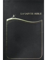 Bible de poche, souple, en vinyl noir