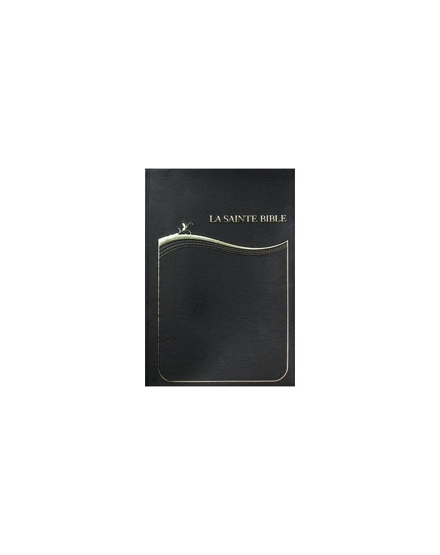 Bible de poche, souple, en vinyl noir