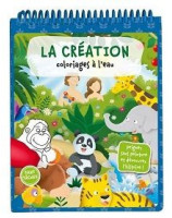 La création, coloriages à l'eau