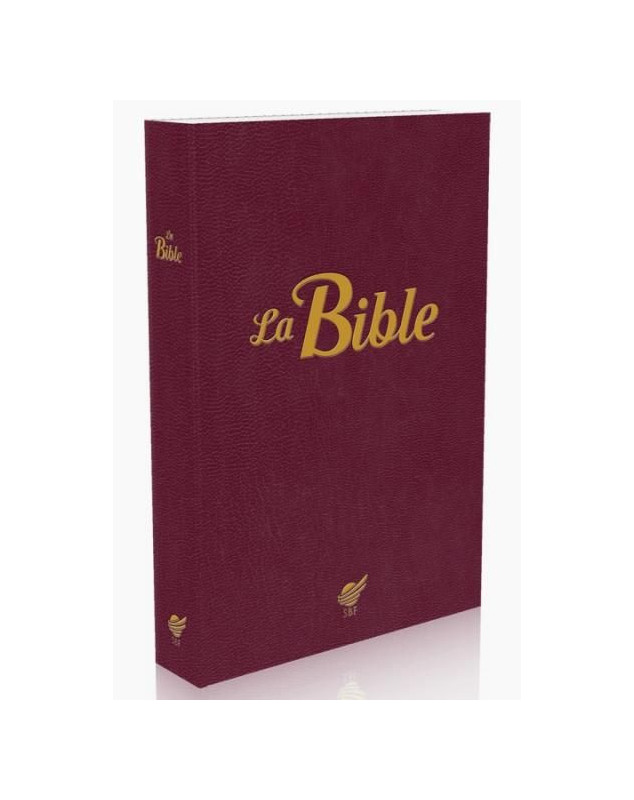 Bible souple grenat