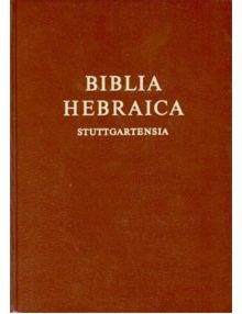 Biblia Hebraica Stuttgartensia (Modèle Rigide) Ref 1707