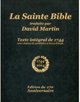 La Sainte Bible traduite par David Martin