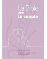 La Bible pour le couple, rigide quadri mauve