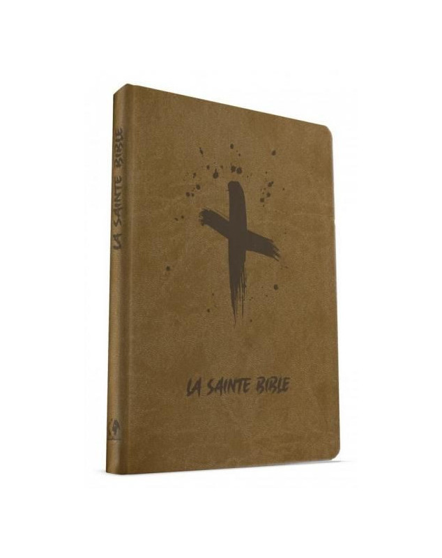 Bible Esaïe beige motif croix - Librairie chrétienne 7ici