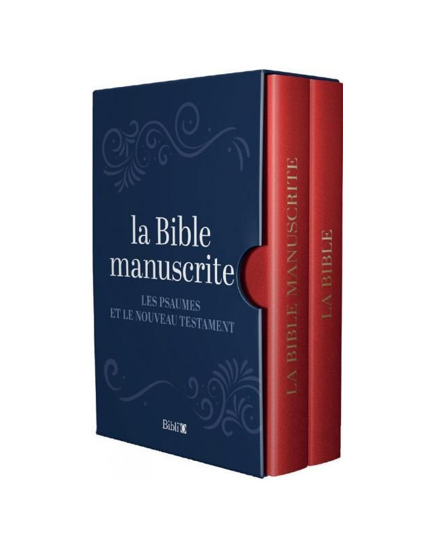 La Bible manuscrite - Coffret de deux volumes rigides