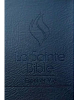 Bible d'étude Esprit et Vie Segond 1910 rigide noir / tranches blanches couverture rigide