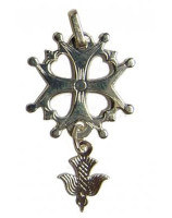 Croix huguenote argent