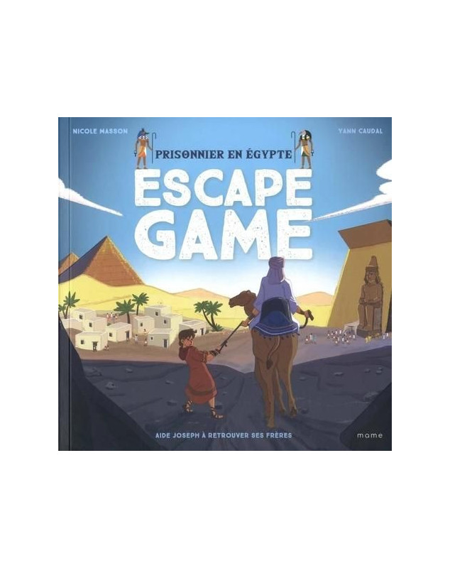 Prisonnier en Egypte, escape game - Livre jeu