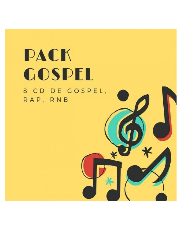 Pack de huit CD de gospel en promotion