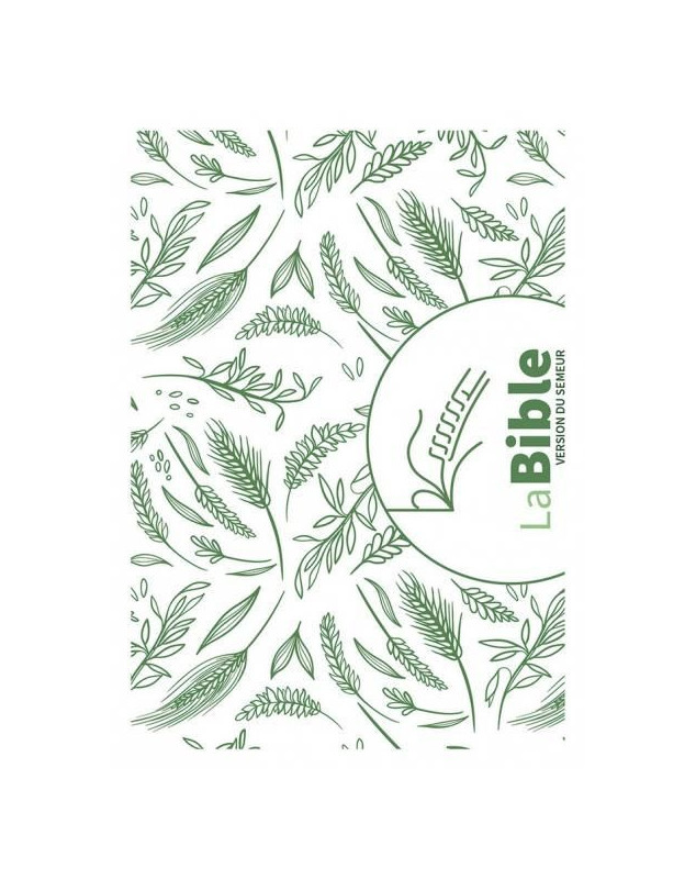 Bible Semeur 2015 Couverture textile semi-souple, bleue à carreaux, tranche blanche