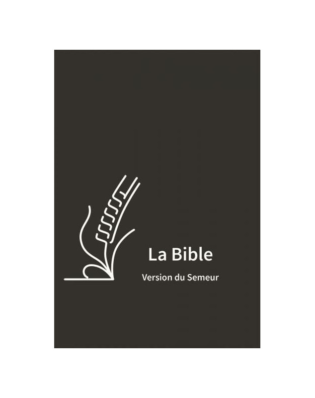 Bible Semeur 2015 Couverture textile semi-souple, bleue à carreaux, tranche blanche