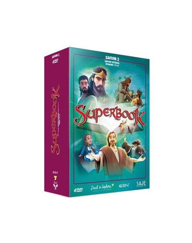 DVD Superbook Lot de 4 DVD