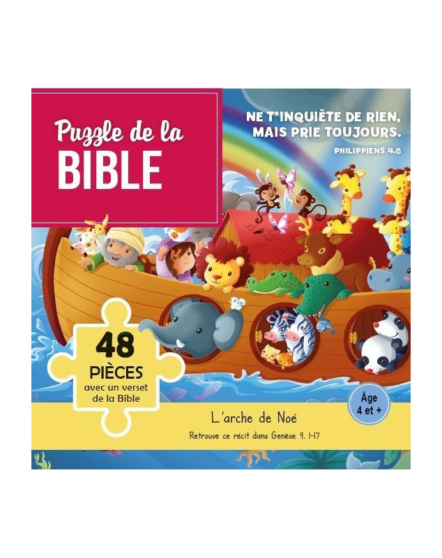 Puzzle de la bible : L'arche de Noé