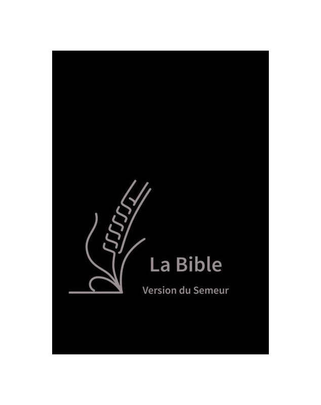 La Bible Version Semeur 2015 avec gros caractères Couverture semi-souple bleu