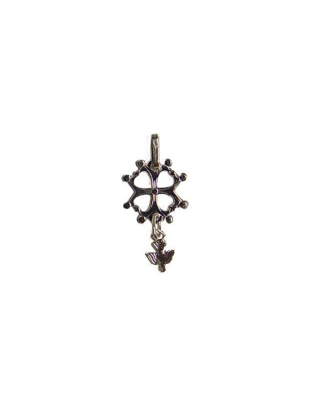 Croix huguenote argent 11 mm