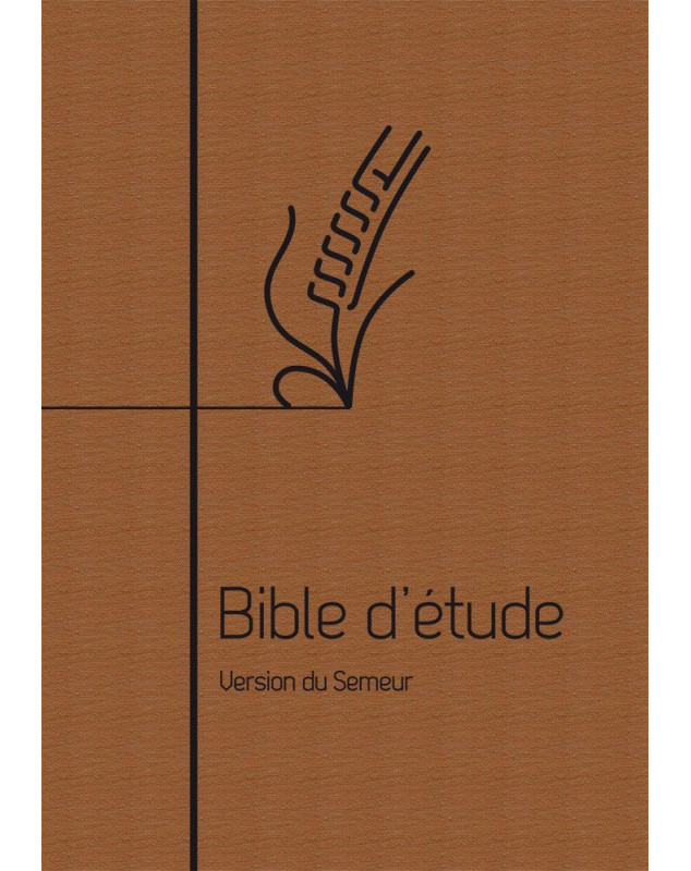 Bible d'étude Semeur souple marron