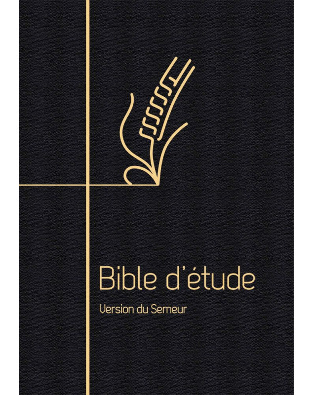 Bible d'étude Semeur souple noire