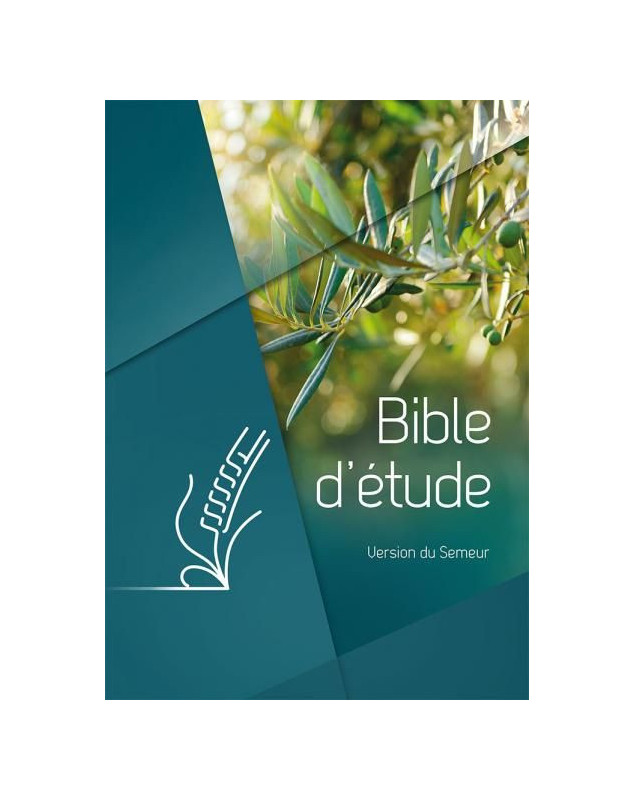 Bible d'étude Semeur rigide vert olive