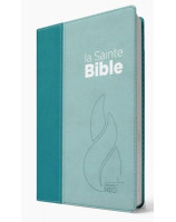 Bible NEG compacte Couverture souple Vivella duo bleu turquoise et bleu ciel