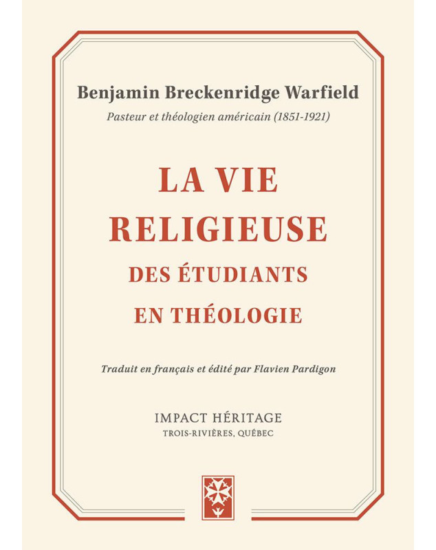 La vie religieuse des étudiants en théologie