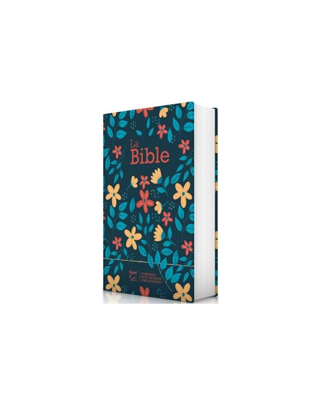 Bible Segond 21 compacte Couverture souple toilée motif jeans avec fermeture éclair ref 12218