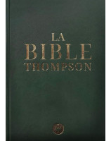 Bible Thompson rigide verte avec onglets - Version La Colombe