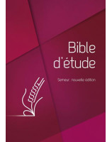 Bible d'étude Semeur 2018 souple bleue  - Librairie chrétienne 7ici