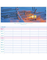 Calendrier Multiplanning 2025