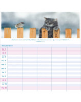 Calendrier Multiplanning 2025