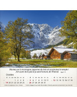 Calendrier Montagnes 2025