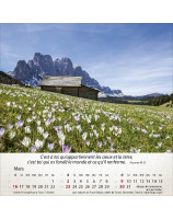 Calendrier Montagnes 2025