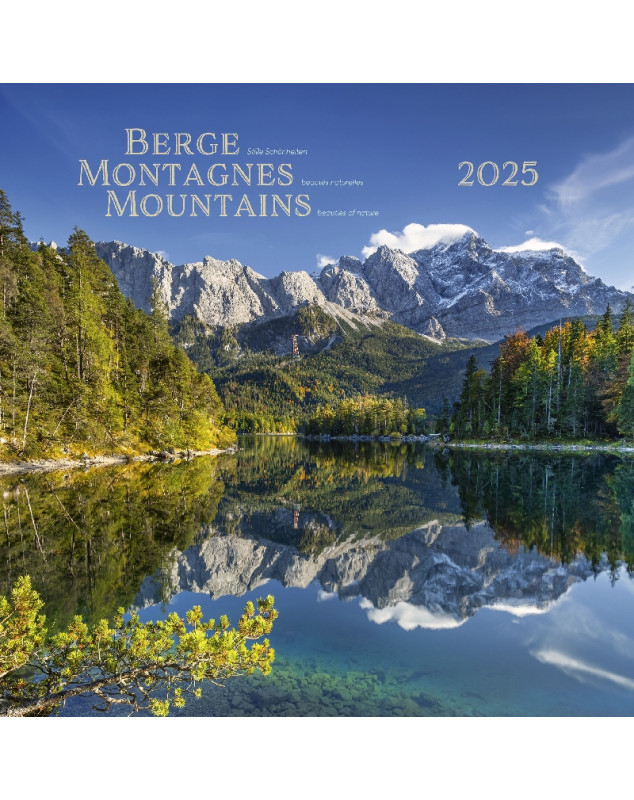 Calendrier Montagnes beautés naturelles 2025