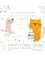 Calendrier Petits amis 2025