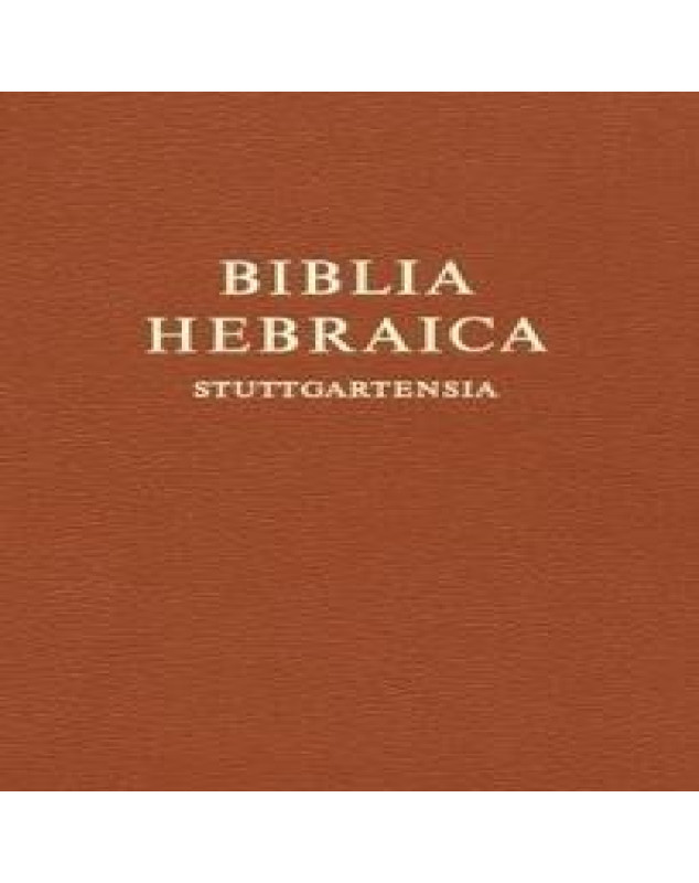 Biblia Hebraica Stuttgartensia (BHS)