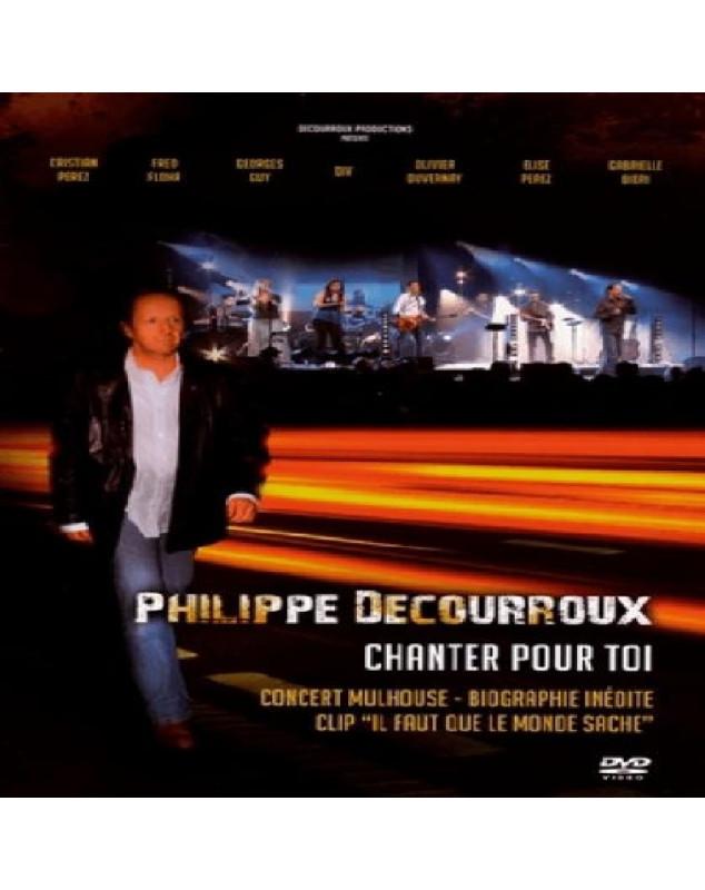 DVD Chanter pour toi