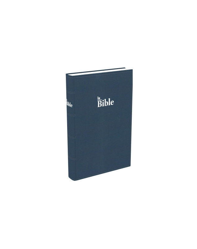 Bible Darby grand format, souple bleu - Librairie 7 ici