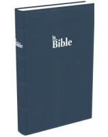 Bible Darby grand format, souple bleu - Librairie 7 ici