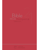 Bible d'étude Thompson 21 Sélection couverture rouge souple