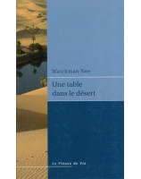 Une table dans le désert - Librairie chrétienne en ligne 7ici