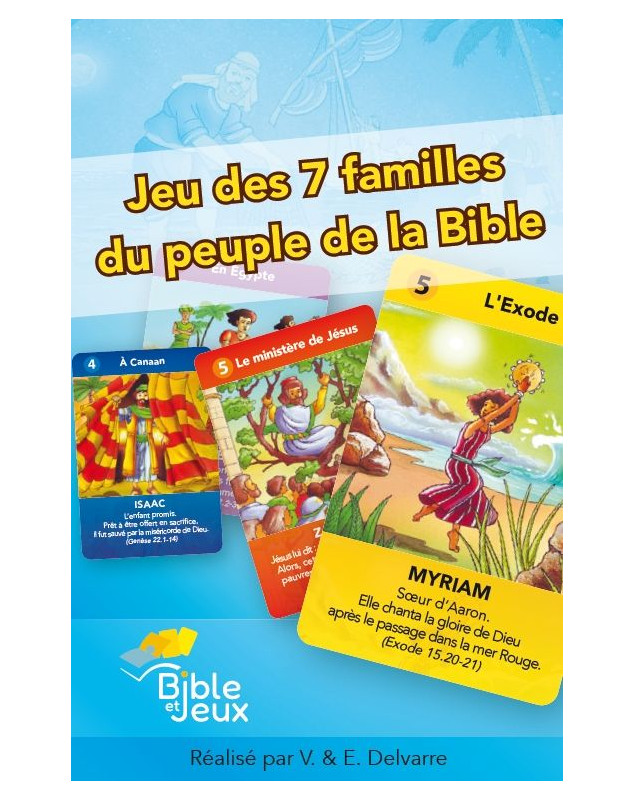 Jeu des 7 familles du peuple de la Bible