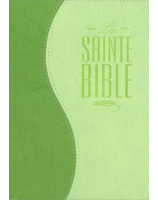 Bible Louis Segond 1910 similicuir duo vert ESA605 - Librairie chrétienne en ligne 7ici