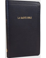 Bible Segond 1910   compacte,  bleue marine, zip - Librairie 7 ici 