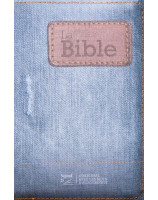 Bible Segond 21 compacte Couverture souple toilée motif jeans avec fermeture éclair ref 12277 - Librairie chrétienne 7ici