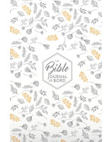 Bible Segond 21 Journal de bord, Couverture souple, vivella, blanche avec motifs dorés - Librairie chrétienne 7ici