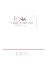 Bible d'étude Thompson 21 Sélection couverture blanche souple