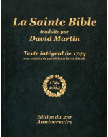 Bible David Martin - Librairie chrétienne 7ici